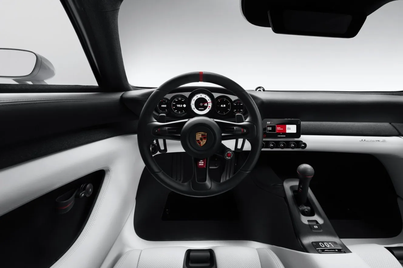 Interior of Porsche Mission S