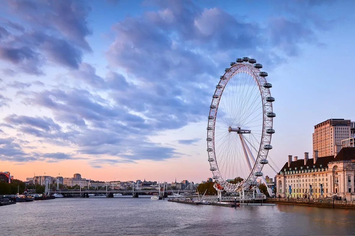 The London Eye on the River Thames