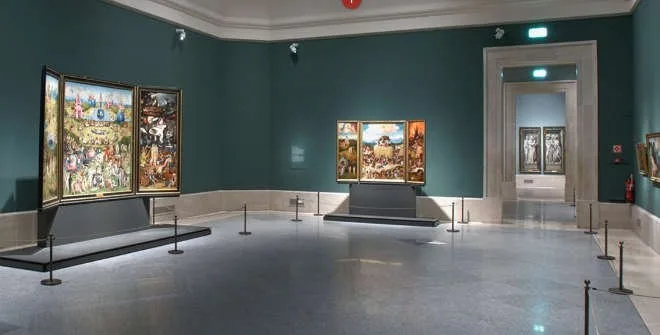 Gallery interior at the Museo del Prado in Madrid