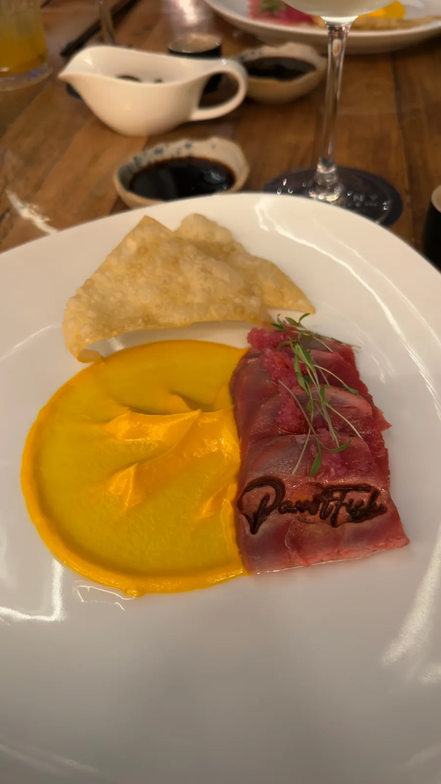 Parrot Fish seared into tuna