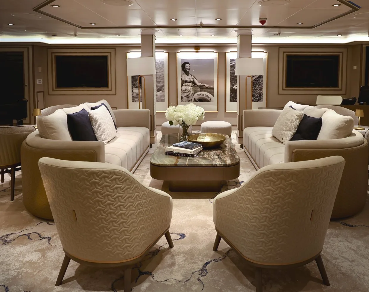 Suite Lounge aboard Royal Princess