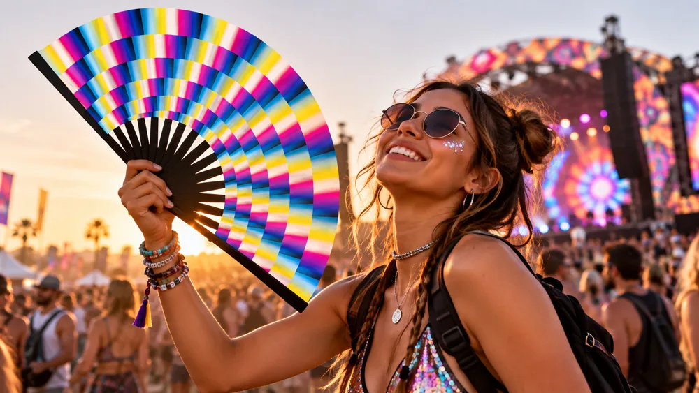 Rave Fans: Elevate Your Festival Style