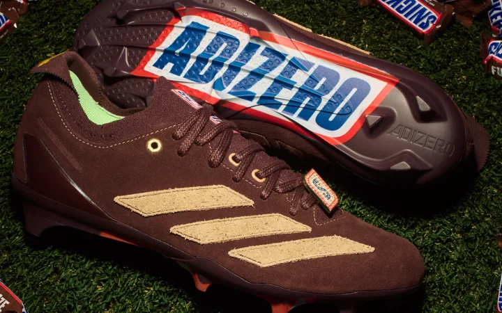 SNICKERS and adidas Made a Chocolate Brown Football Cleat