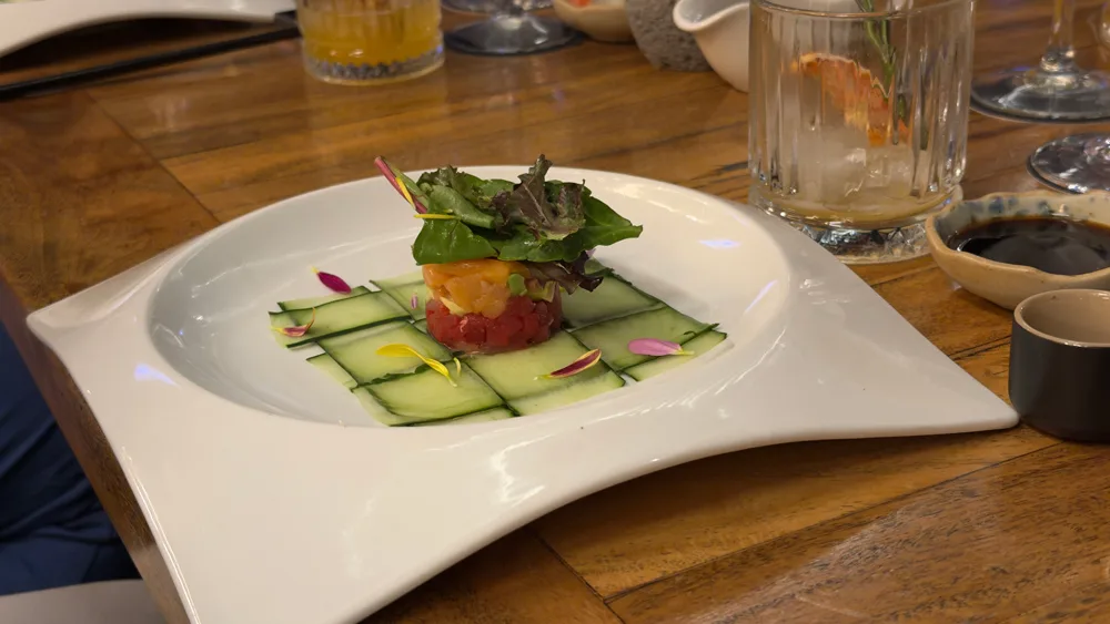 Tuna Tartare at Parrot Fish